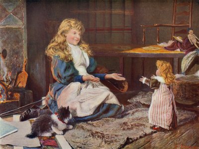 Klaar om te springen door Charles J. (after) Staniland