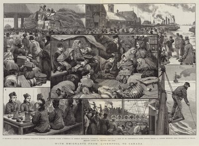 Met emigranten van Liverpool naar Canada door Charles J. Staniland