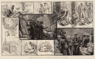 Met de nachttrein vanaf Euston Station door Charles J. Staniland