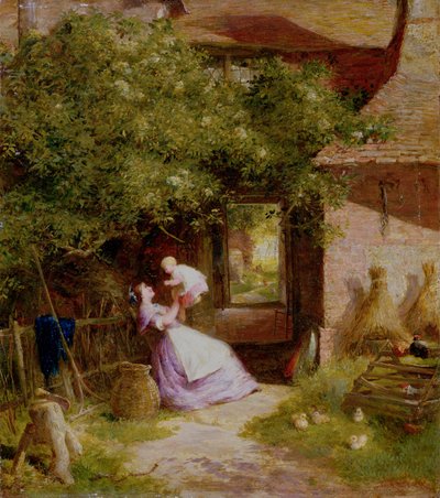 Moeder en kind door Charles James Lewis