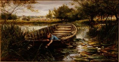 Waterlelies Plukken door Charles James Lewis