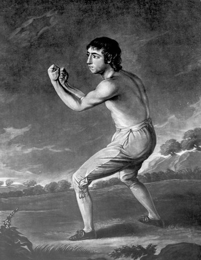 Daniel Mendoza, gegraveerd door Henry Kinsbury, 1789 door Charles Jean Robineau