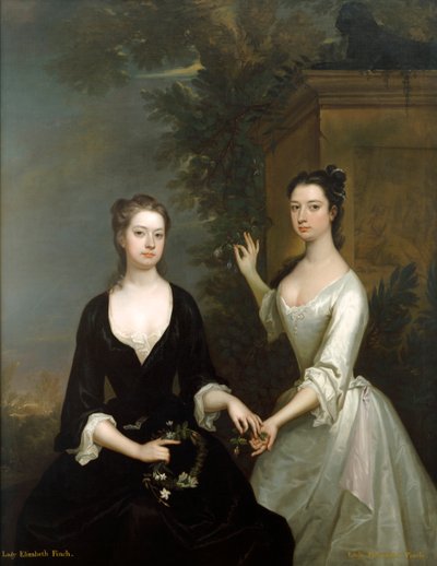 Lady Elizabeth en Lady Henrietta Finch door Charles Jervas