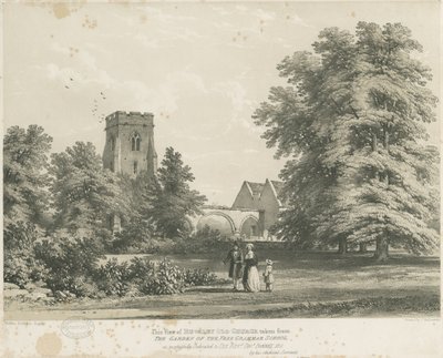 Rugeley Kerk door Charles Joseph Hullmandel