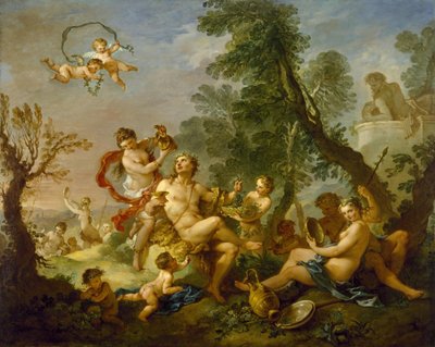 Bacchanaal door Charles Joseph Natoire