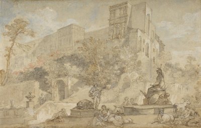 De Fontein van Rome bij de Villa d