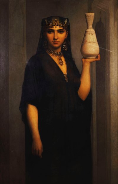 Boerin; Femme Fellah, 1869 door Charles Landelle