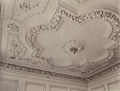 Belton House, Grantham, Plafond van de Trap door Charles Latham