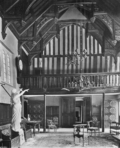 Giffords Hall: Koning Johns Banketzaal door Charles Latham