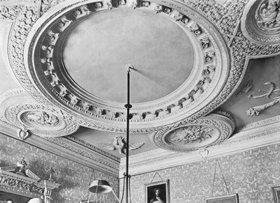Het plafond van de biljartkamer door Charles Latham