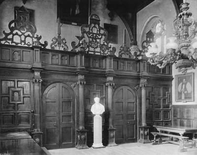 Het Hallscherm in Wadham College, Oxford door Charles Latham