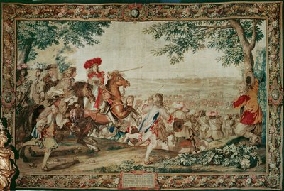 Intocht van Louis XIV in Duinkerken ... door Charles Le Brun