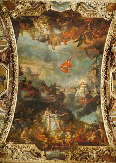 Louis XIV regeert alleen ... door Charles Le Brun