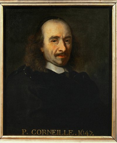 Dichter Pierre Corneille ... (schilderij op doek) door Charles Le Brun