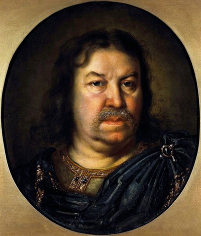 Portret van senator prins Yakov Fyodorovich Dolgorukov door Charles Le Brun