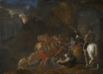 De weg naar Golgota door Charles Le Brun