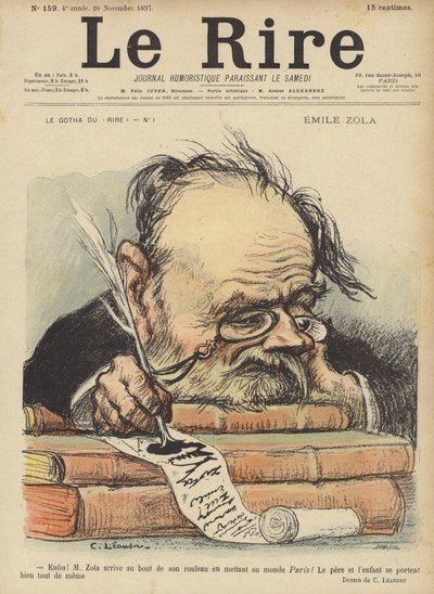 Illustratie voor Le Rire door Charles Leandre