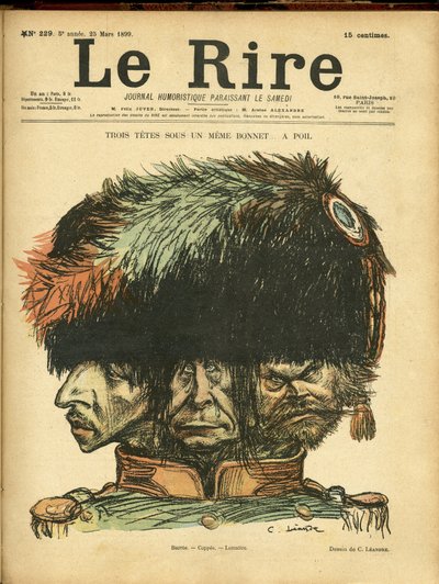 Illustratie van Charles Leandre (1862-1934) voor de Omslag van Le Rire door Charles Leandre