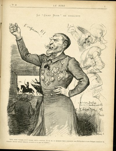 Illustratie van Charles Leandre (1862-1934) in Le Rire door Charles Leandre