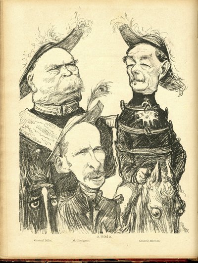 Illustratie van Charles Leandre (1862-1934) in Le Rire door Charles Leandre