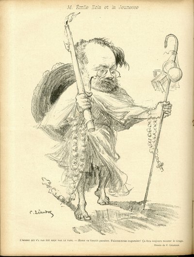 Illustratie van Charles Léandre (1862-1934) in Le Rire door Charles Leandre