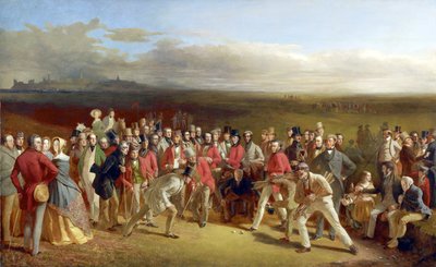De golfers door Charles Lees