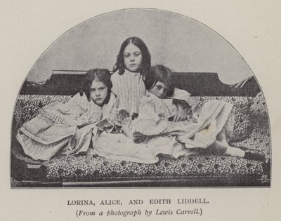 Lorina, Alice en Edith Liddell door Charles Lutwidge Dodgson