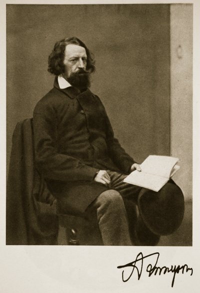Alfred, Lord Tennyson, 28 september 1857 door Charles Lutwidge Dodgson