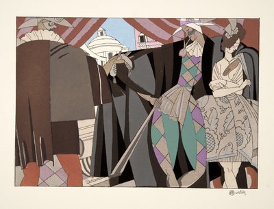 Comedie Italienne uit Sports & Divertissements, uitgegeven 1914 door Charles Martin