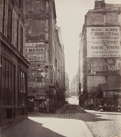Rue Saint-Jacques,1864-vóór februari 1867 (foto) door Charles Marville
