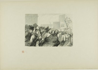 De Zondagse Drukte door Charles Maurand