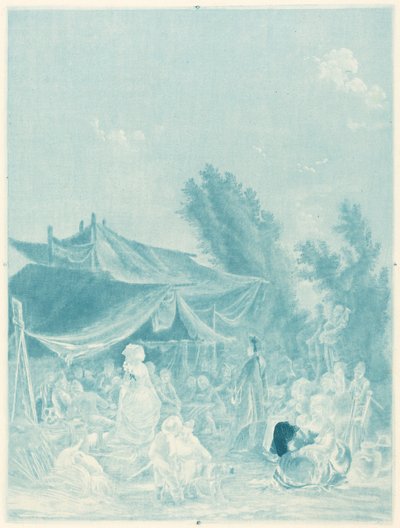 Dorpsbruiloft Village Wedding, 1785 door Charles Melchior Descourtis