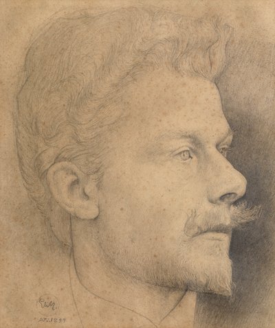 Zelfportret door Charles Mertens
