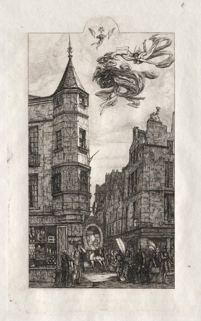 Etsen van Parijs: Tourelle, rue de l