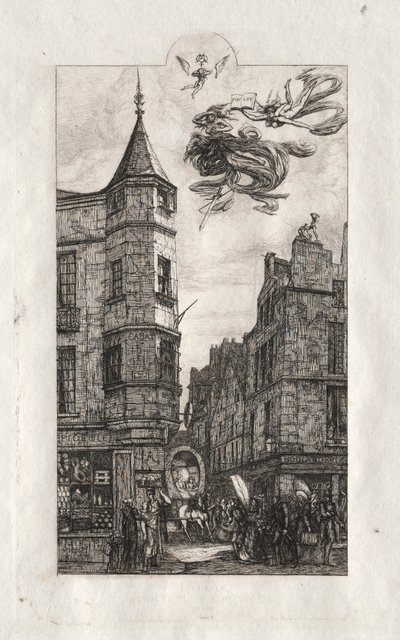 Etsen van Parijs: Tourelle, rue de l