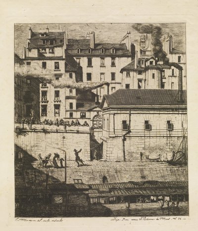 Het lijkenhuis door Charles Meryon