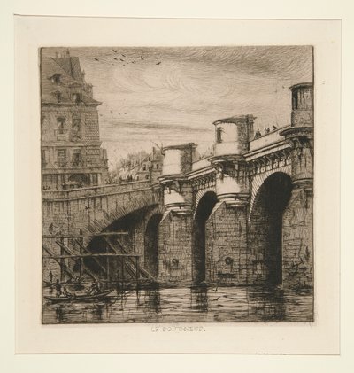 Le Pont-Neuf door Charles Meryon