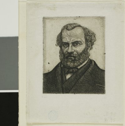 Portret van Armand Guéraud van Nantes, Drukker en Man van Brieven door Charles Meryon