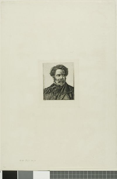 Portret van Benjamin Fillon, Schrijver en Historicus door Charles Meryon