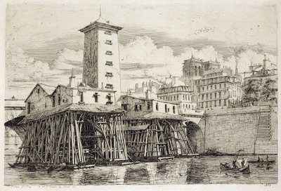 De Pomp, Notre Dame door Charles Meryon