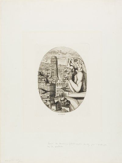De Vampier door Charles Meryon