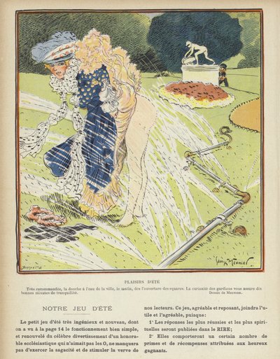 Illustratie voor Le Rire door Charles Meunier