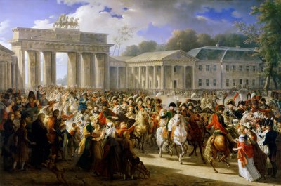 Intocht van Napoleon in Berlijn, 27 oktober 1806 door Charles Meynier