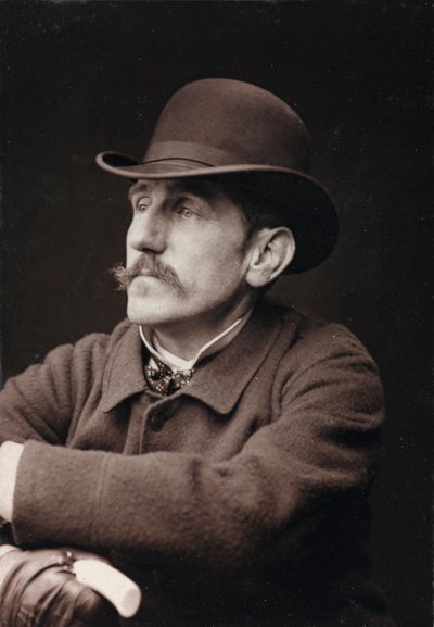 Album Artistique et Biographique, 5e jaar, Salon 1885; portret van de Franse schilder Georges-Louis Hyon (1855-1901) door Charles Michelez