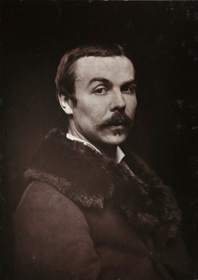 Album Artistique et Biographique, 5e jaar, Salon 1885; portret van de Franse schilder Albert Bettannier (1851-1932) door Charles Michelez