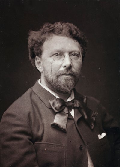 Album Artistique et Biographique, 5e jaar, Salon 1885; portret van de Franse schilder Alfred-Pierre Joseph Agache (1843-1915) door Charles Michelez