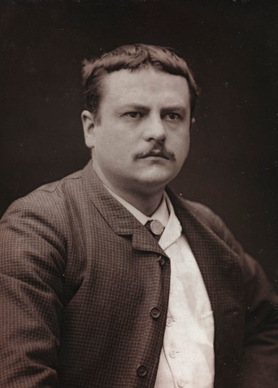 Album Artistique et Biographique, 6e jaar, Salon 1885; portret van de Franse schilder Royer Lionel (1852-1926) door Charles Michelez