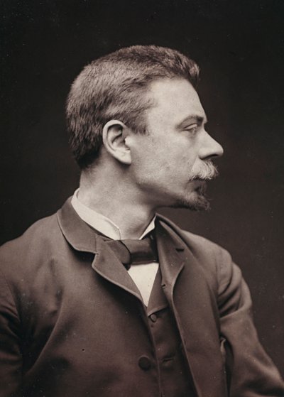 Album Artistique et Biographique, 6e jaar, Salon 1885; portret van de Franse schilder Joseph Paul Meslé (1855-1929) door Charles Michelez