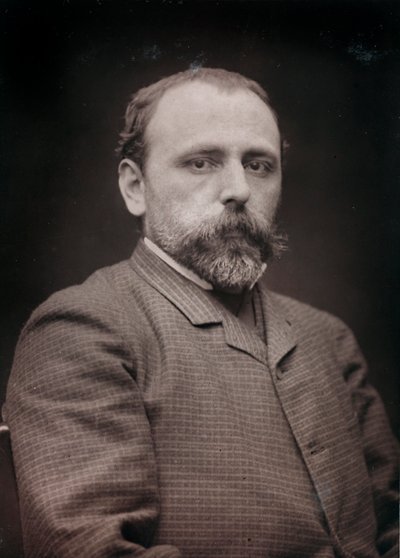 Album Artistique et Biographique, 6e jaar, Salon 1885; portret van de schilder Edouard Jean Dambourgez (1844-1931) door Charles Michelez