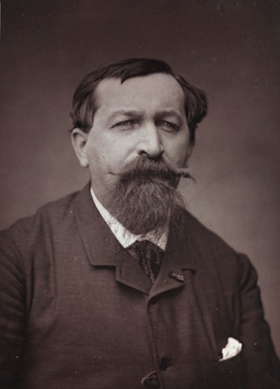 Album Artistique et Biographique, 6e jaar, Salon 1885; portret van de schilder Joseph Emile Gridel (1839-1901) door Charles Michelez